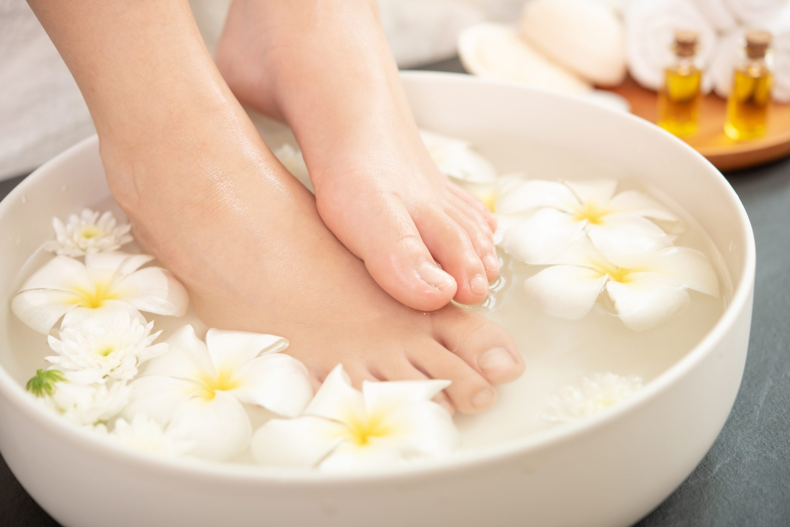 bain de pieds